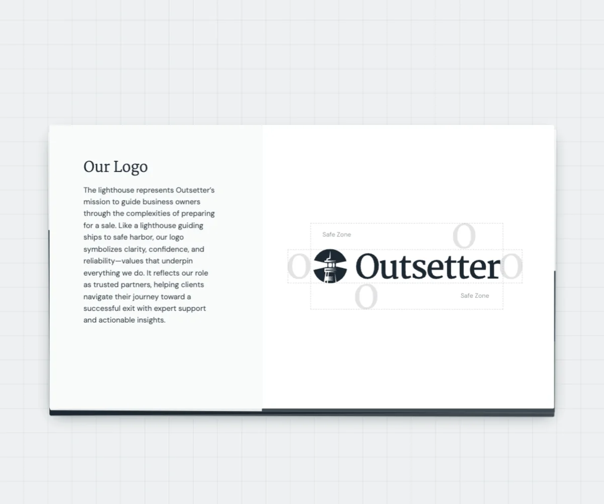 Outsetter style guide logo page