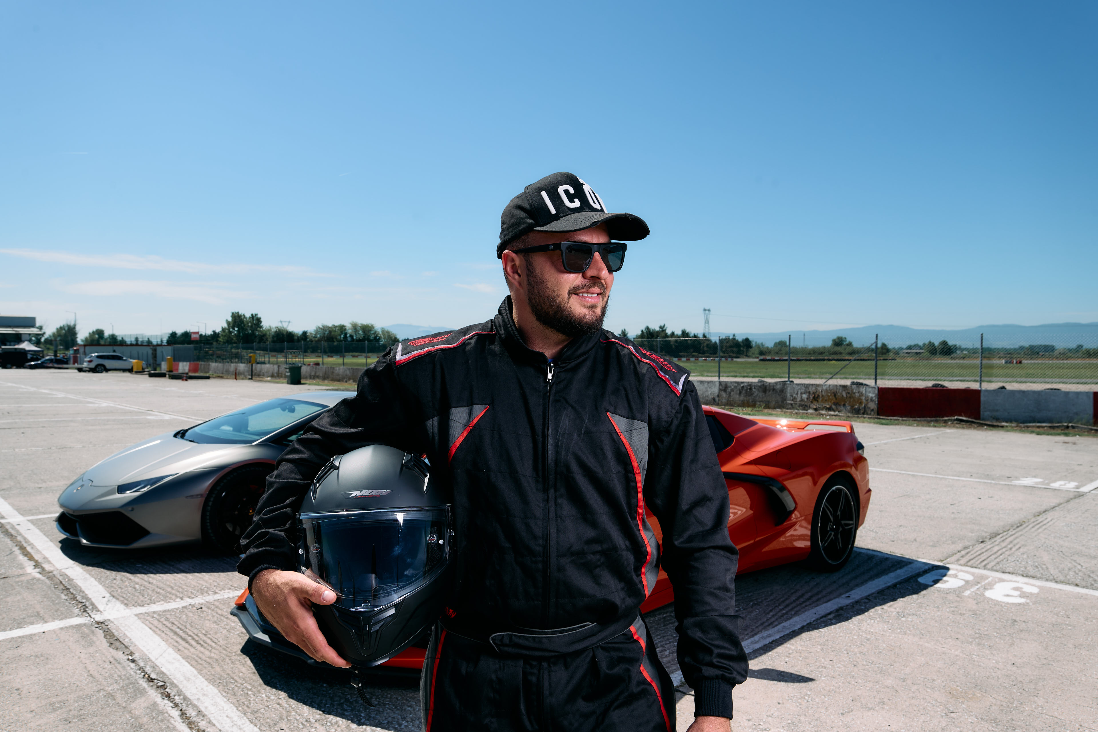 Greek Racing Driver Singer Race Supercars in Greece | Lamborghini & Corvette Track Days – RaceX
