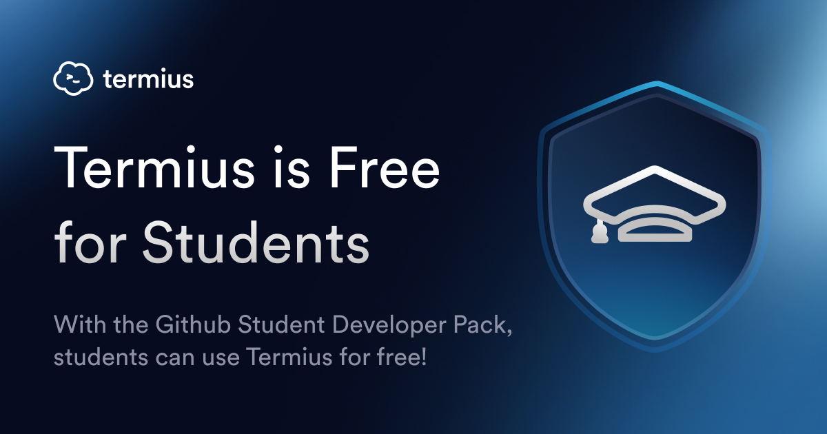Termius Free for GitHub Student Developer Pack Members