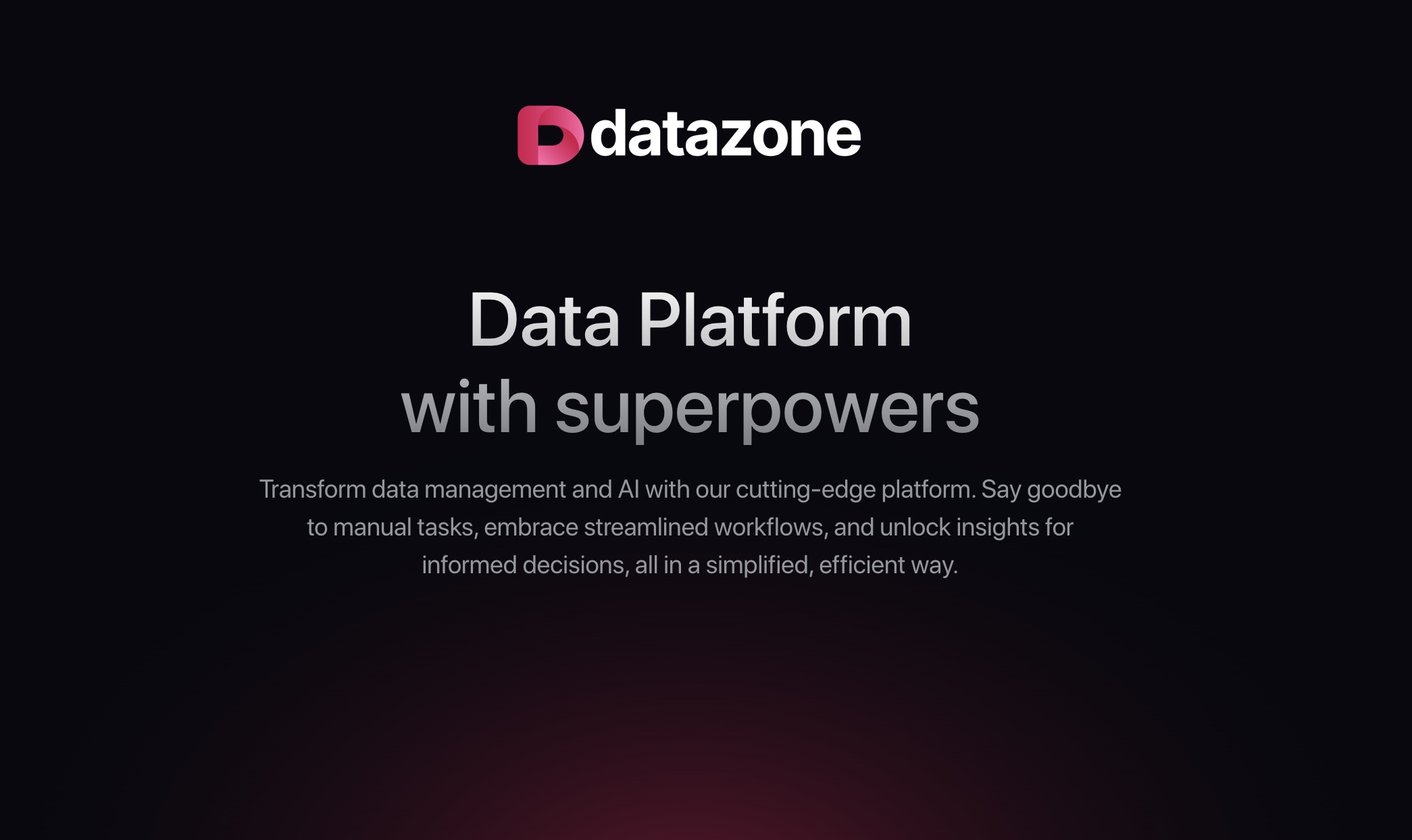Datazone - Data Platform Simplified