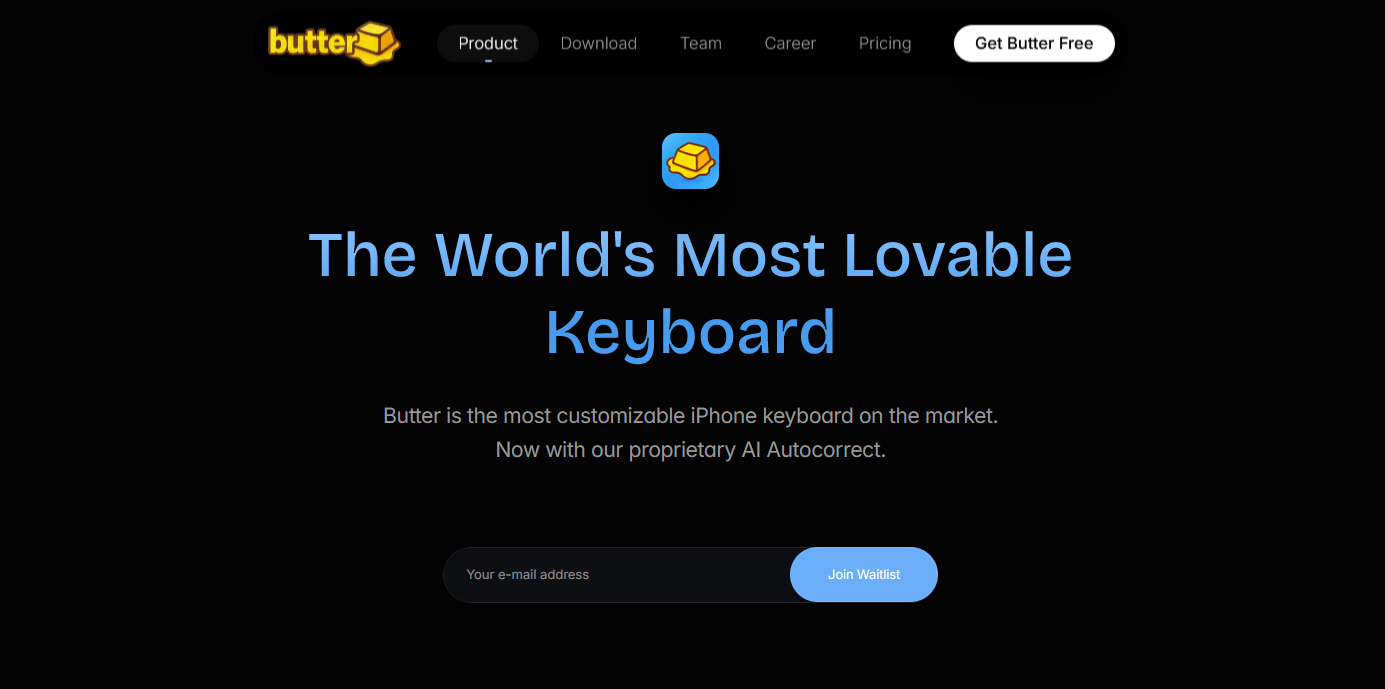 Customizable Typing for iPhones | Butter Keyboard