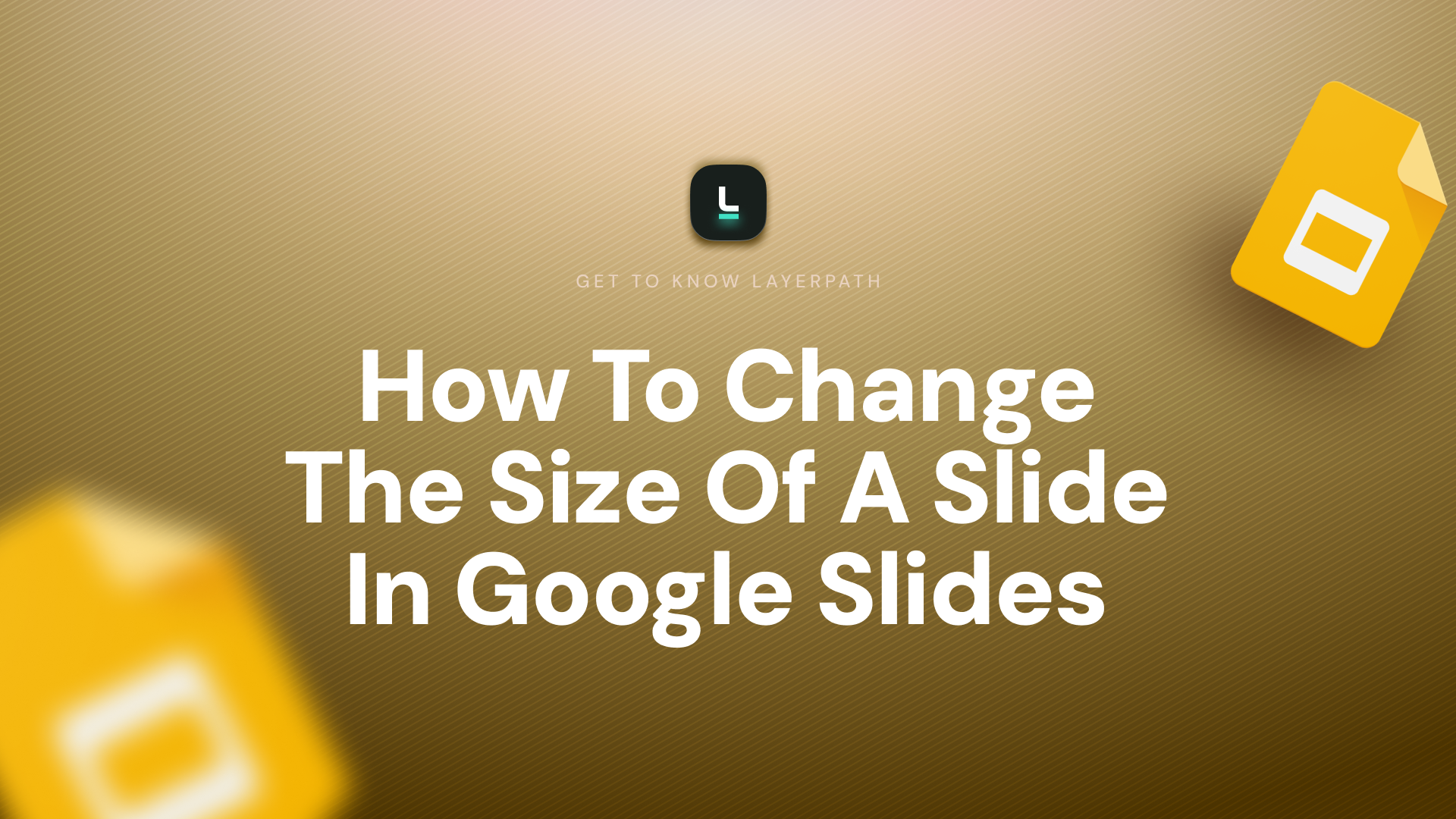 How To Change The Size Of A Slide In Google Slides
