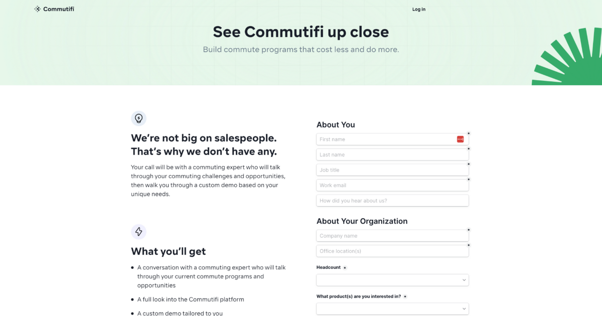 Commutifi | Get a Demo