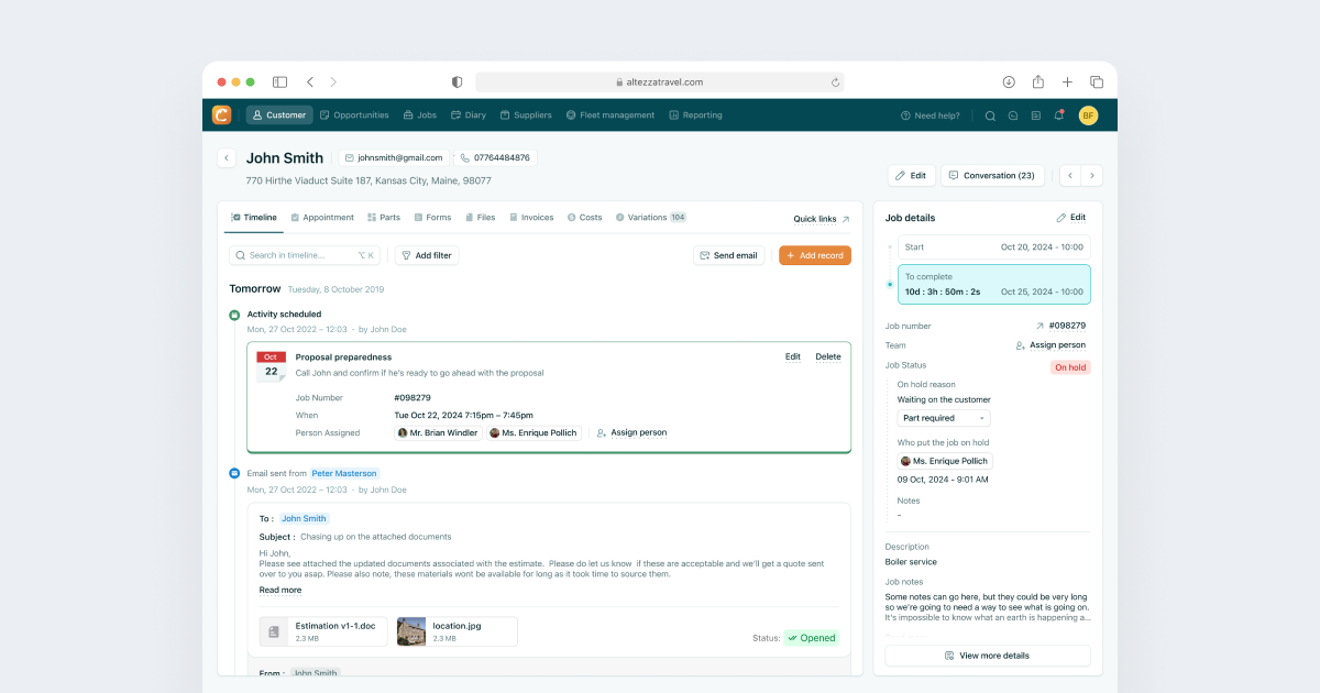 Commusoft Commusoft – SaaS Field Service Management Platform
