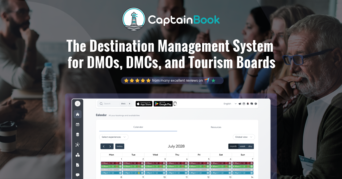 Destination Management System | Earn Commission with CaptainBook
