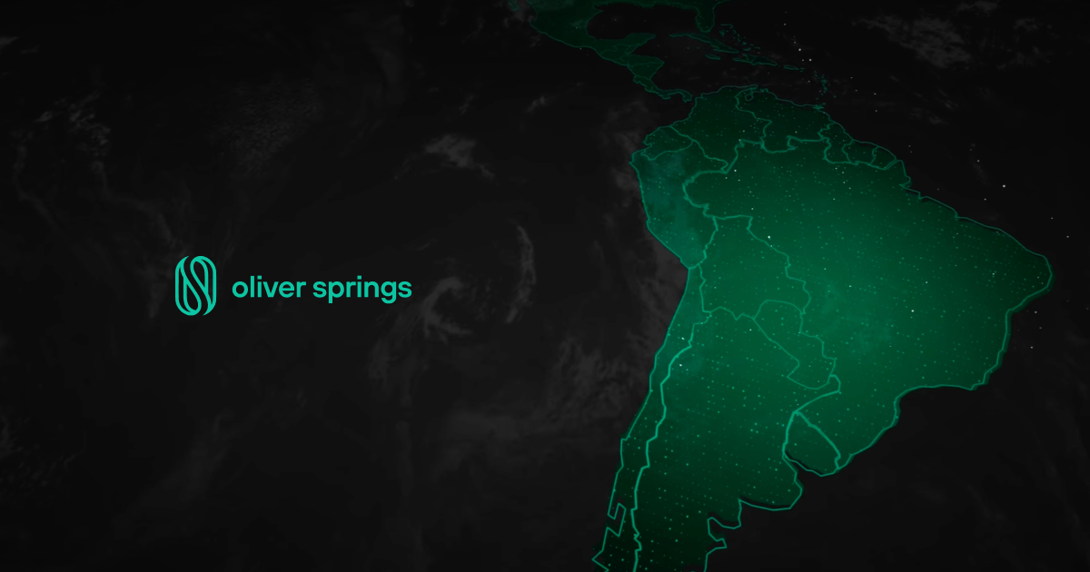 🌿 Oliver Springs – Framer Landin website homepage built with Framer
