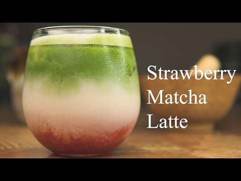 Strawberry matcha latte, originele videopreview van Bobaventures