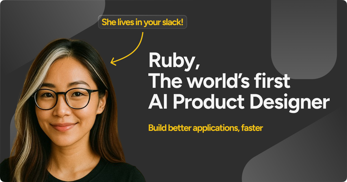 Ruby the AI Product Designer logo