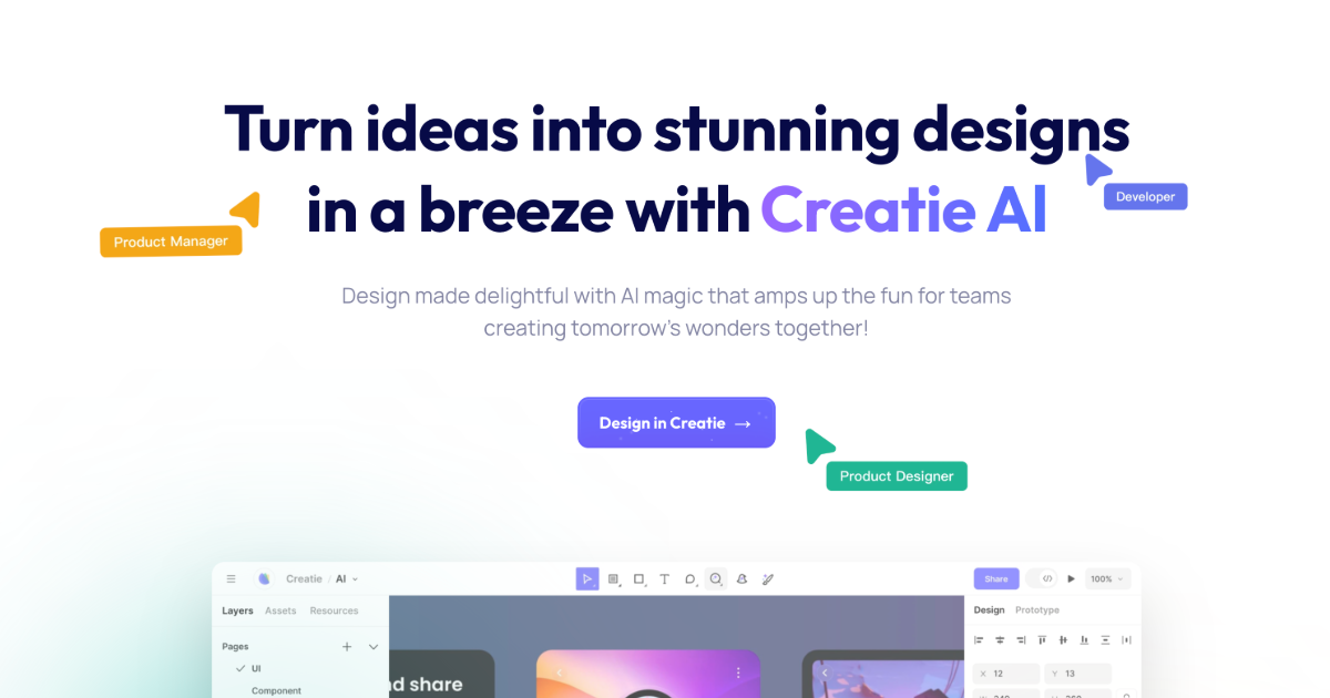 Creatie | An AI empowered design tool for creatives