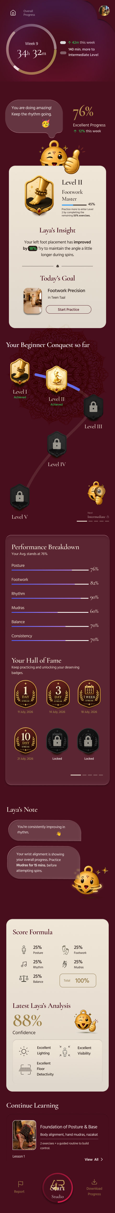 Scrolling content