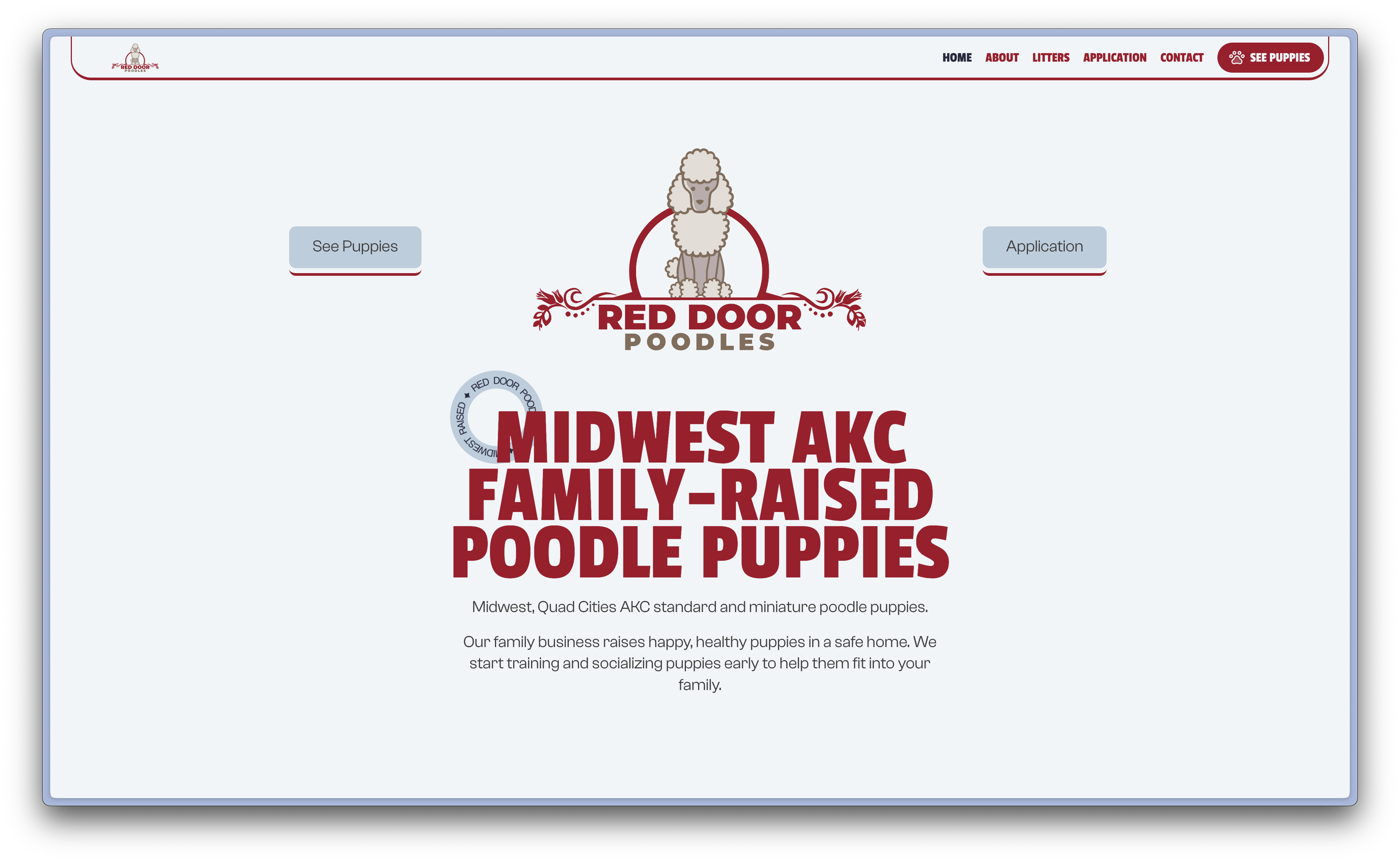 reddoorpoodles.com logo