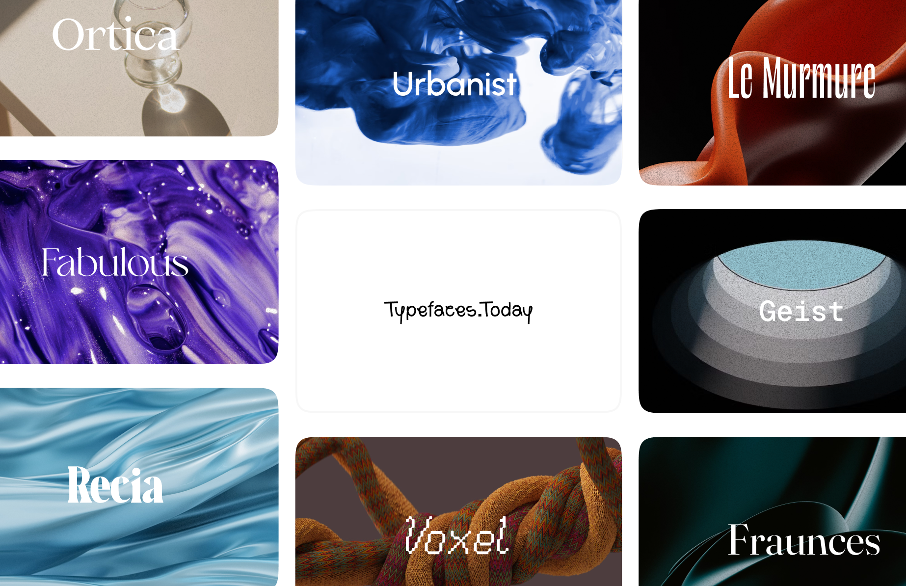 Typefaces.today