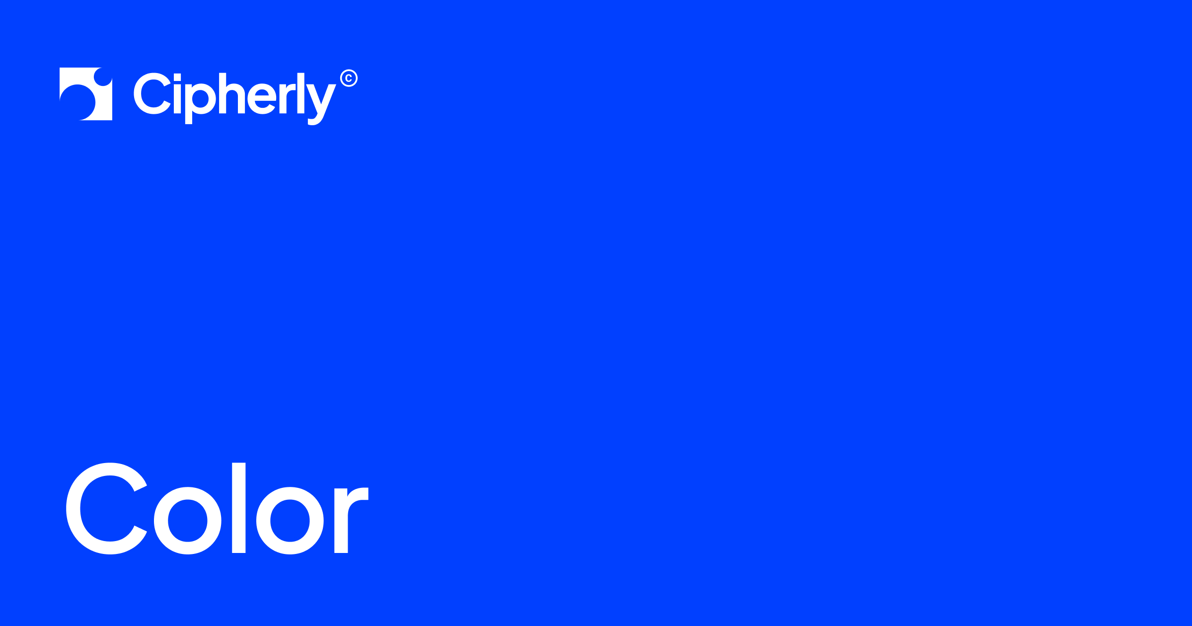 Cipherly — Color
