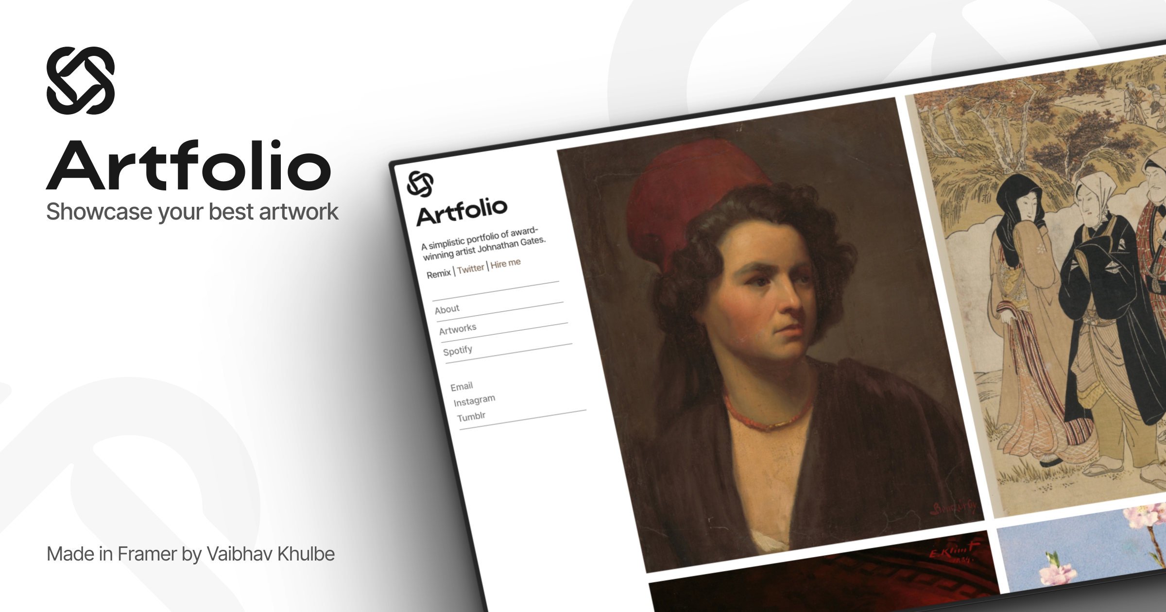 Artfolio - Showcase your best artwork