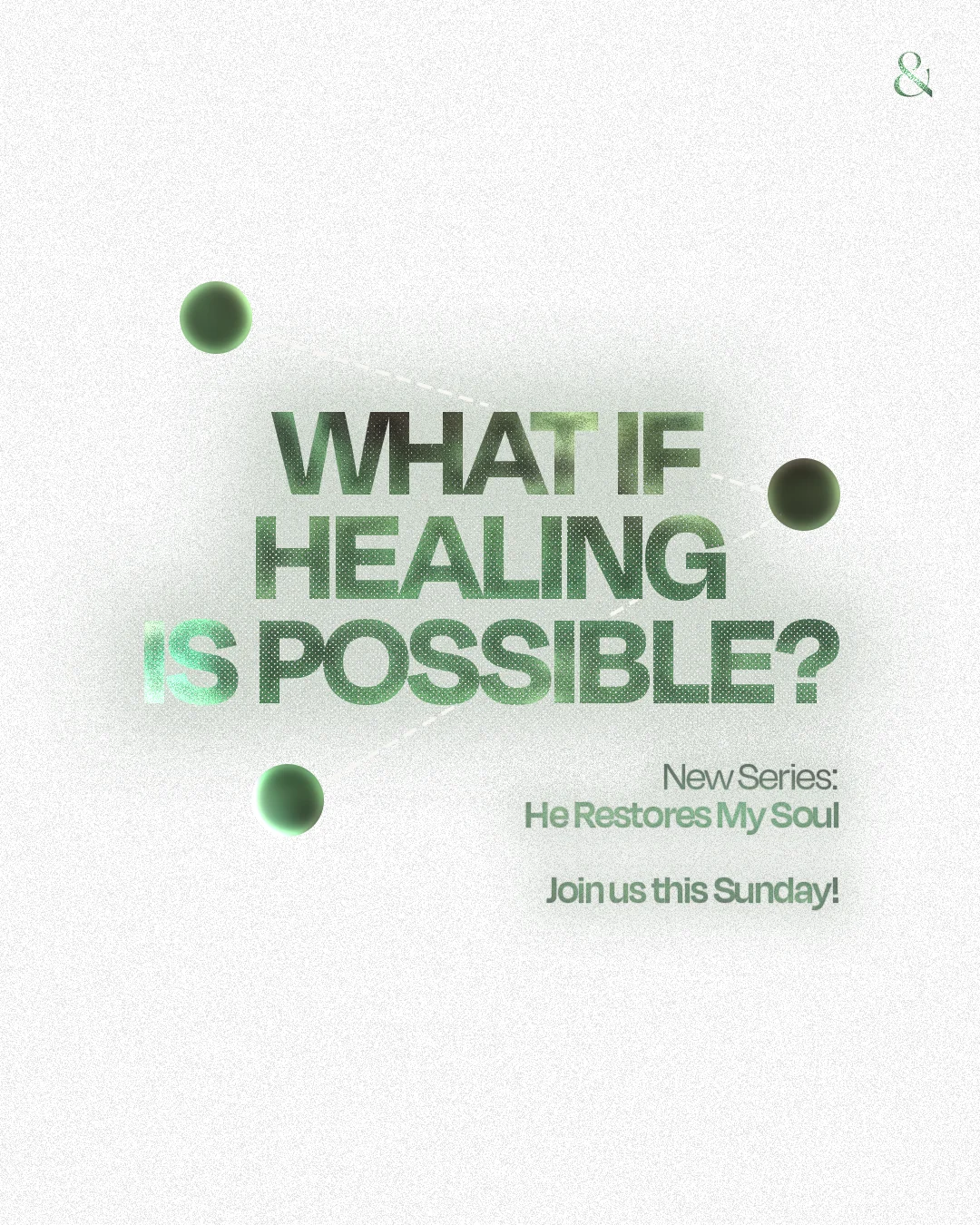 Restore My Soul — what if healing