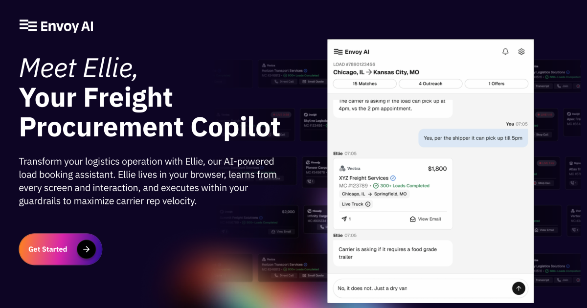 Contact | Envoy AI | Autonomous AI Agents for Logistics Automation