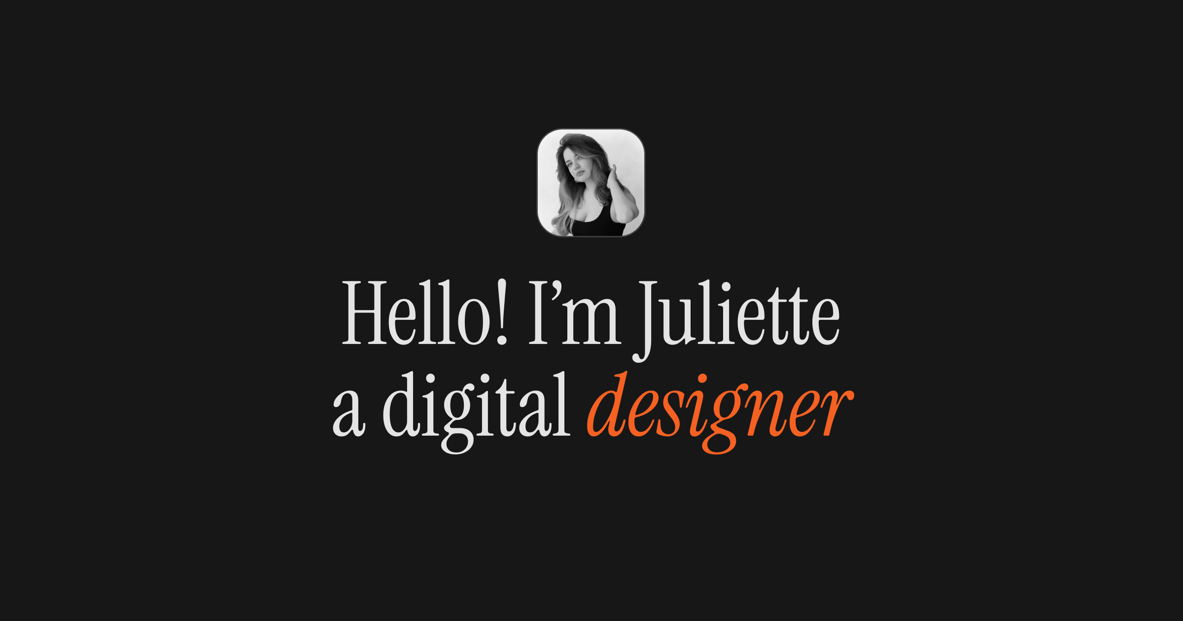 Juliette Karapetyan | Digital Designer