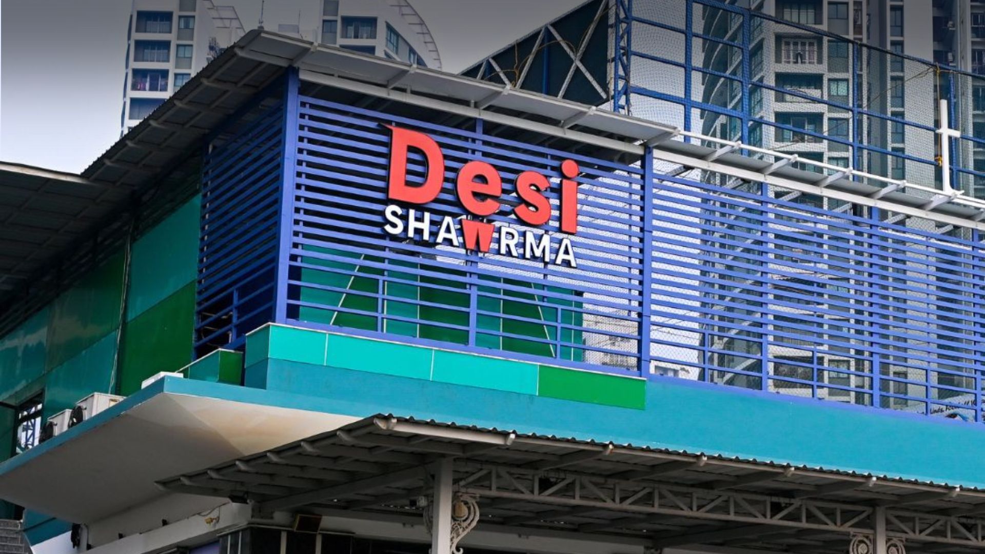 Desi Shawrma website homepage built with Framer