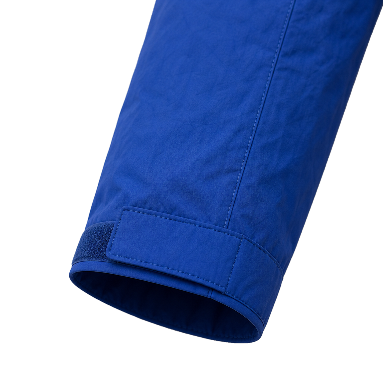 SEAMFORM SF-01 close study — the cuff tab and sleeve articulation.