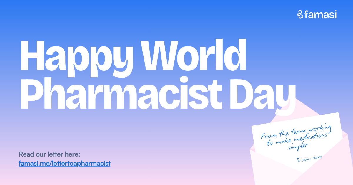 Dear Pharmacist, a letter of appreciation from Famasi