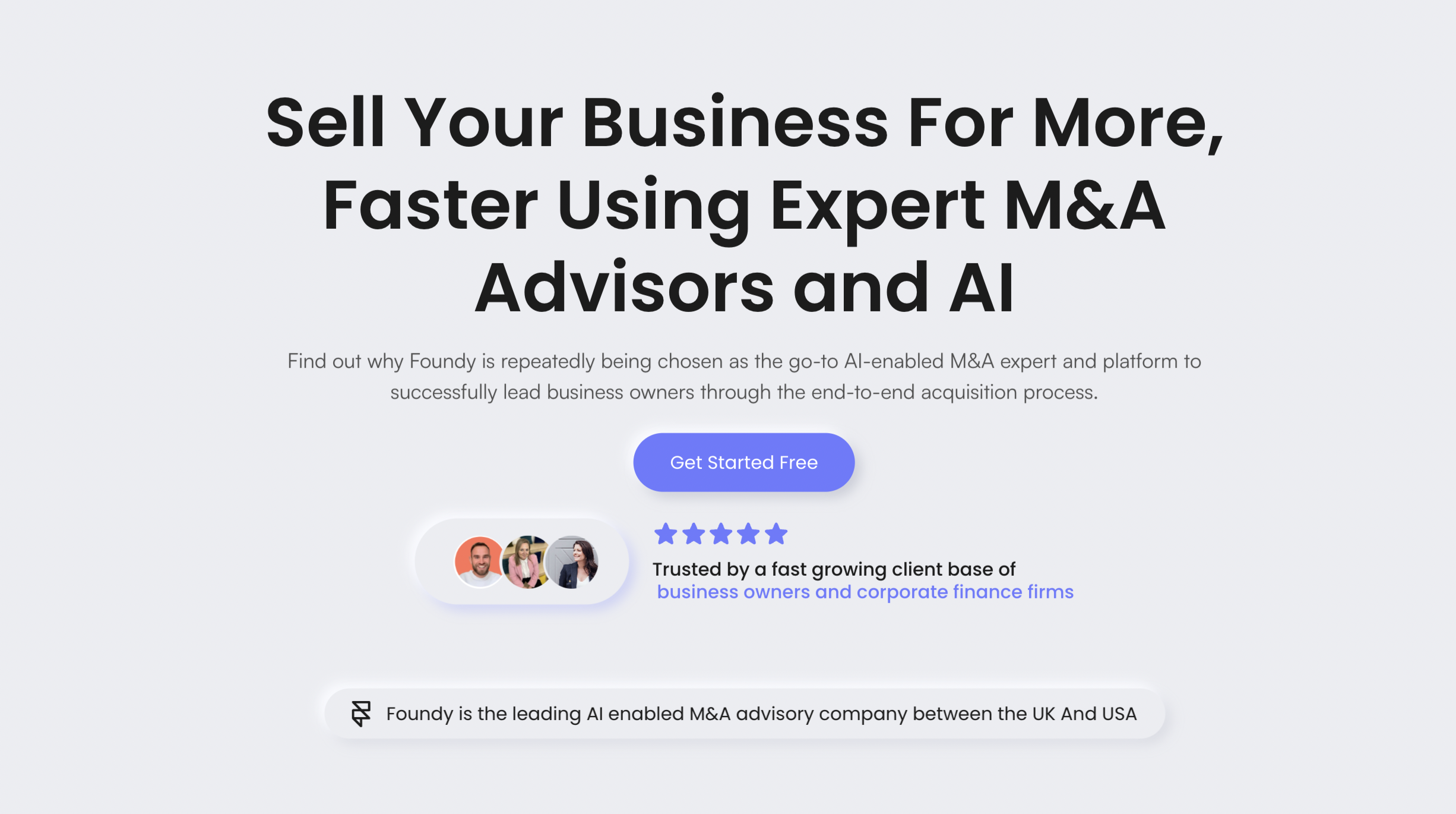 Foundy | Sell Your Business For The Highest Exit Valuation 