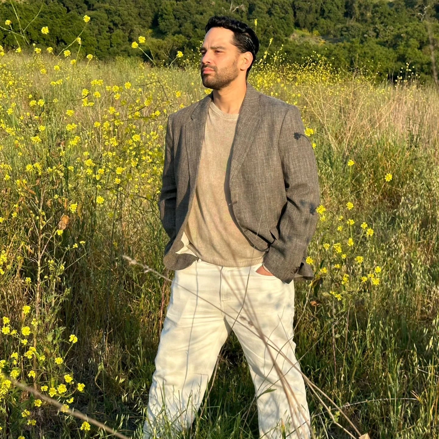 Portrait of John Garcia, sculptor and the creator of Gill