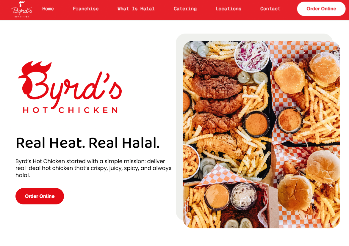 Byrds Hot Chicken - service preview