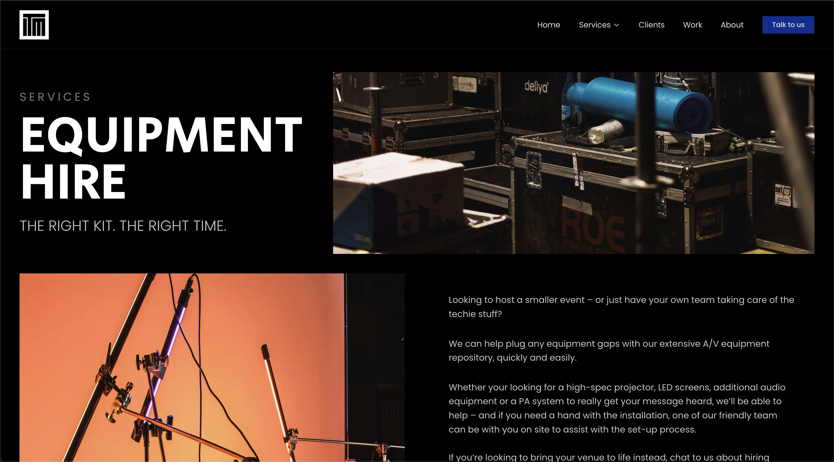 ITM Events | Creative Event Production | Kit Hire