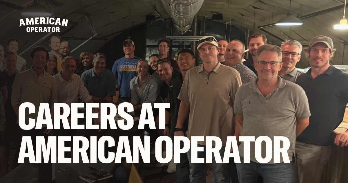 American Operator - Careers