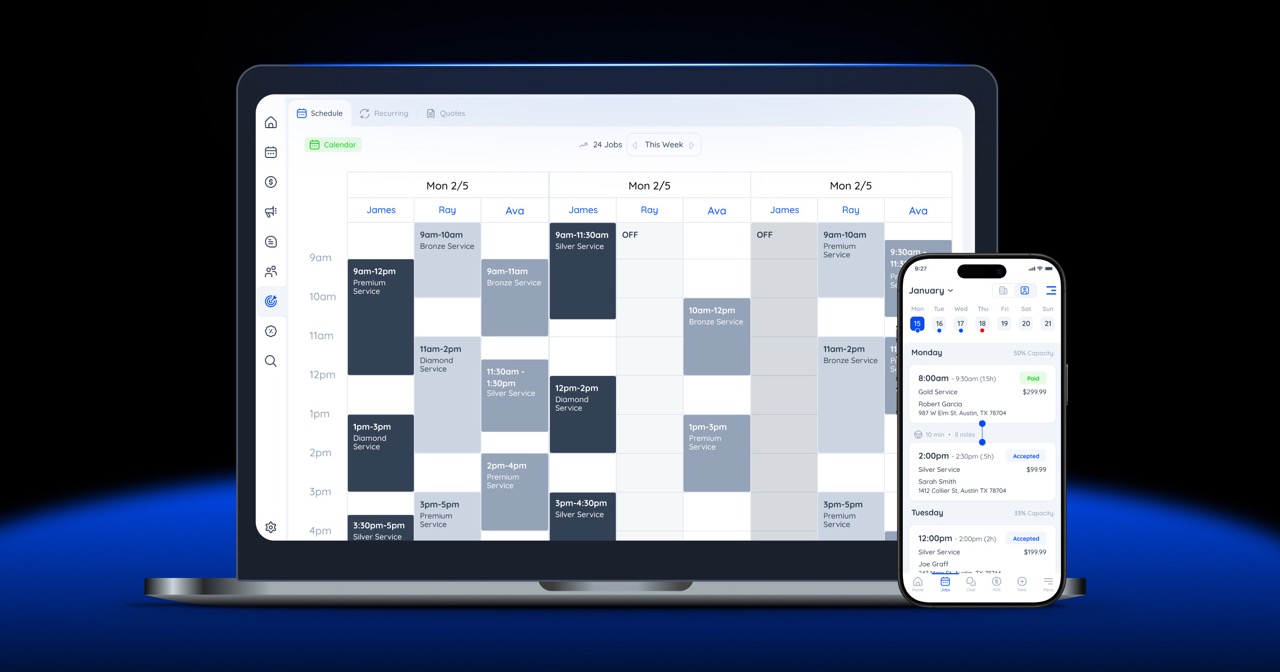 Scheduling | Fieldd | Software for Services