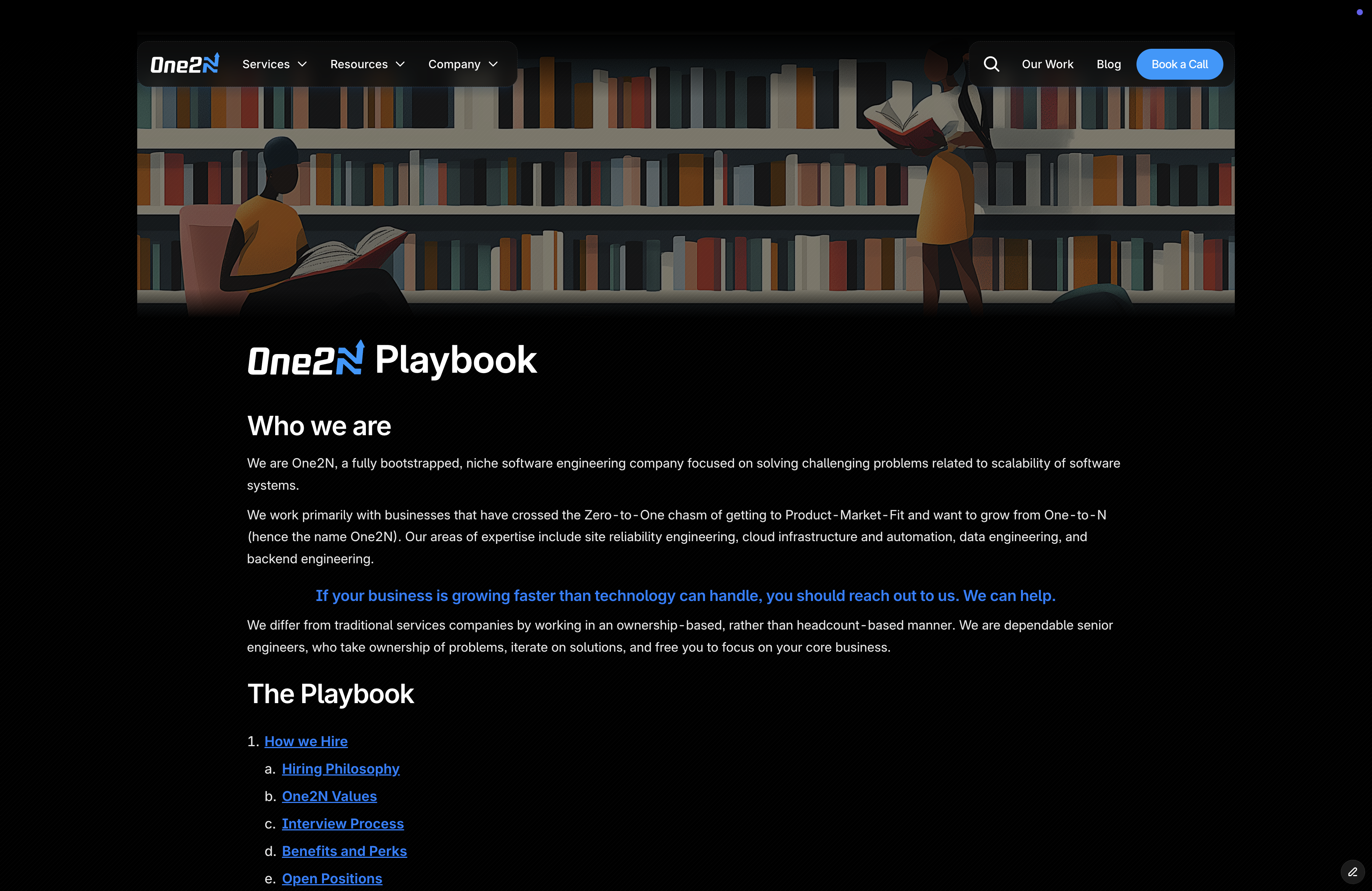 One2N Playbook | Pragmatic Software Engineering, Released to Production.