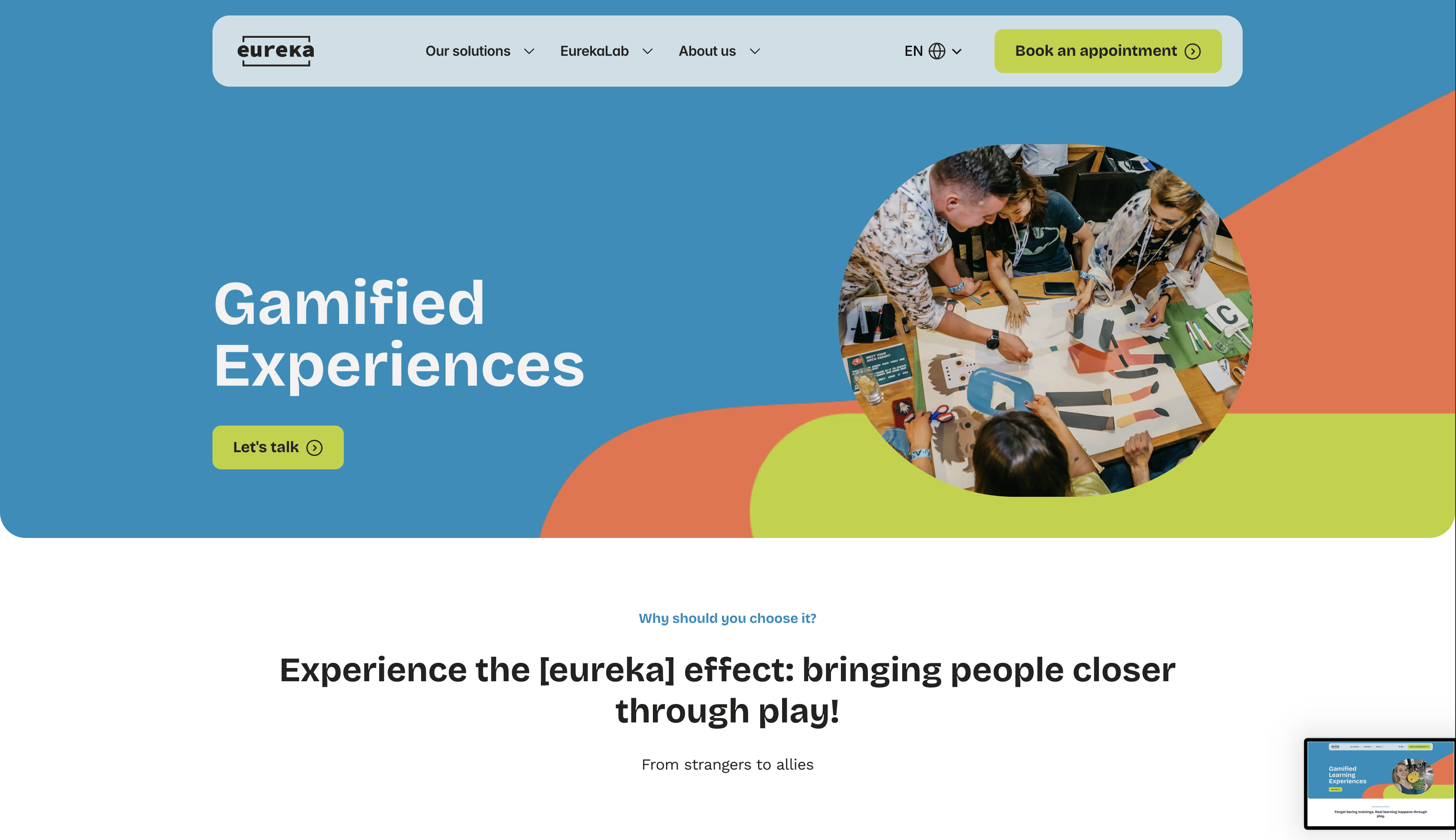 Team Building Programs & Gamified Experiences - [eureka]