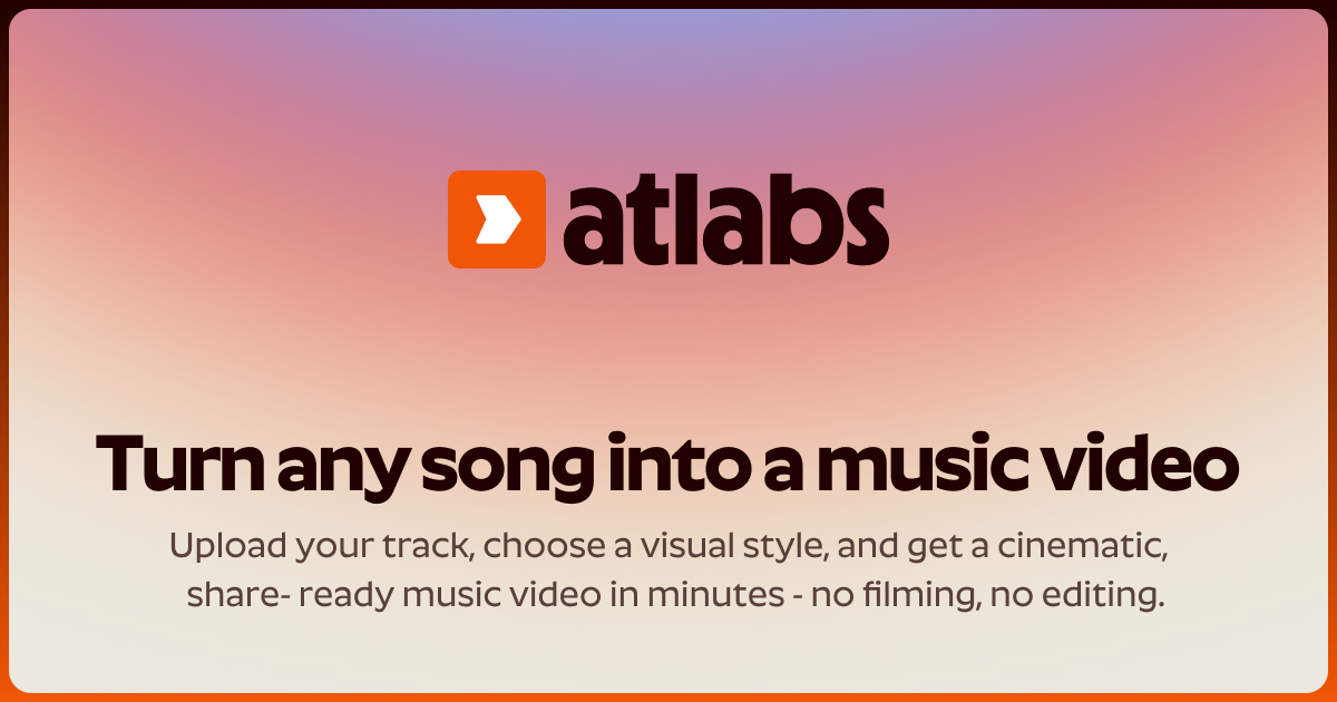 AI Music Video Generator — Make a Professional Music Video in Minutes ...