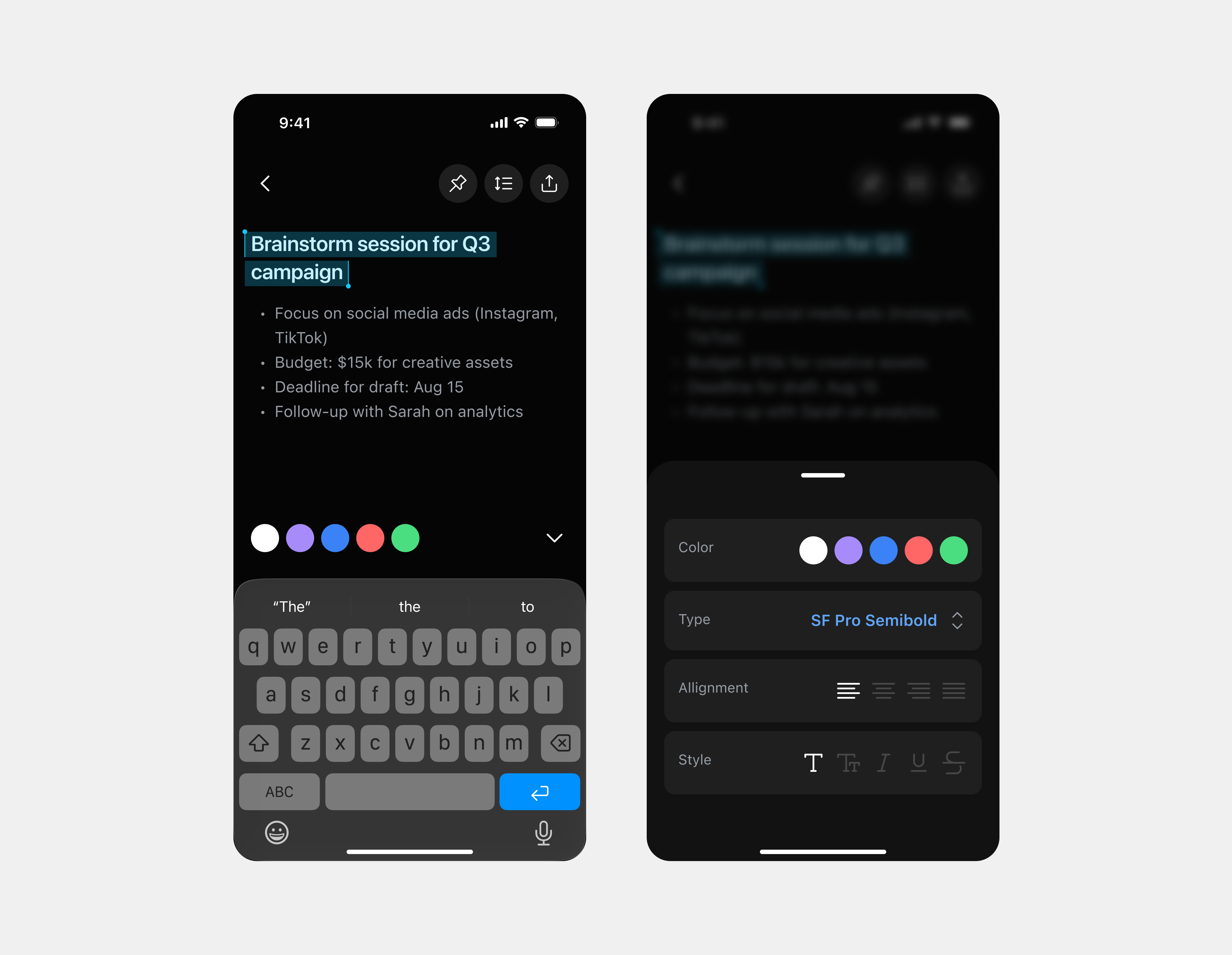Note Taker - Mobile App