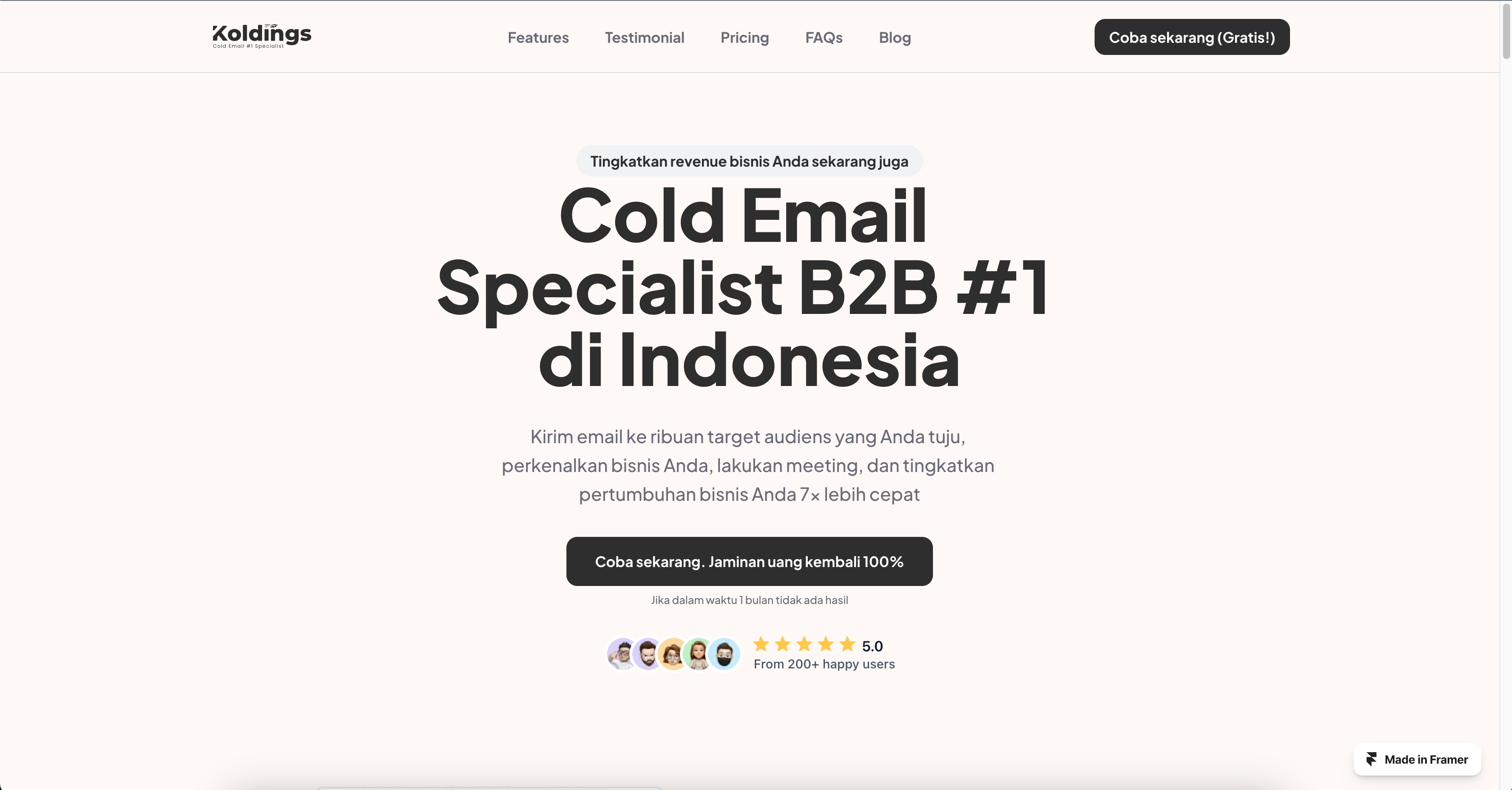 Koldings: B2B Cold Email Lead Generation Specialist #1 di Indonesia