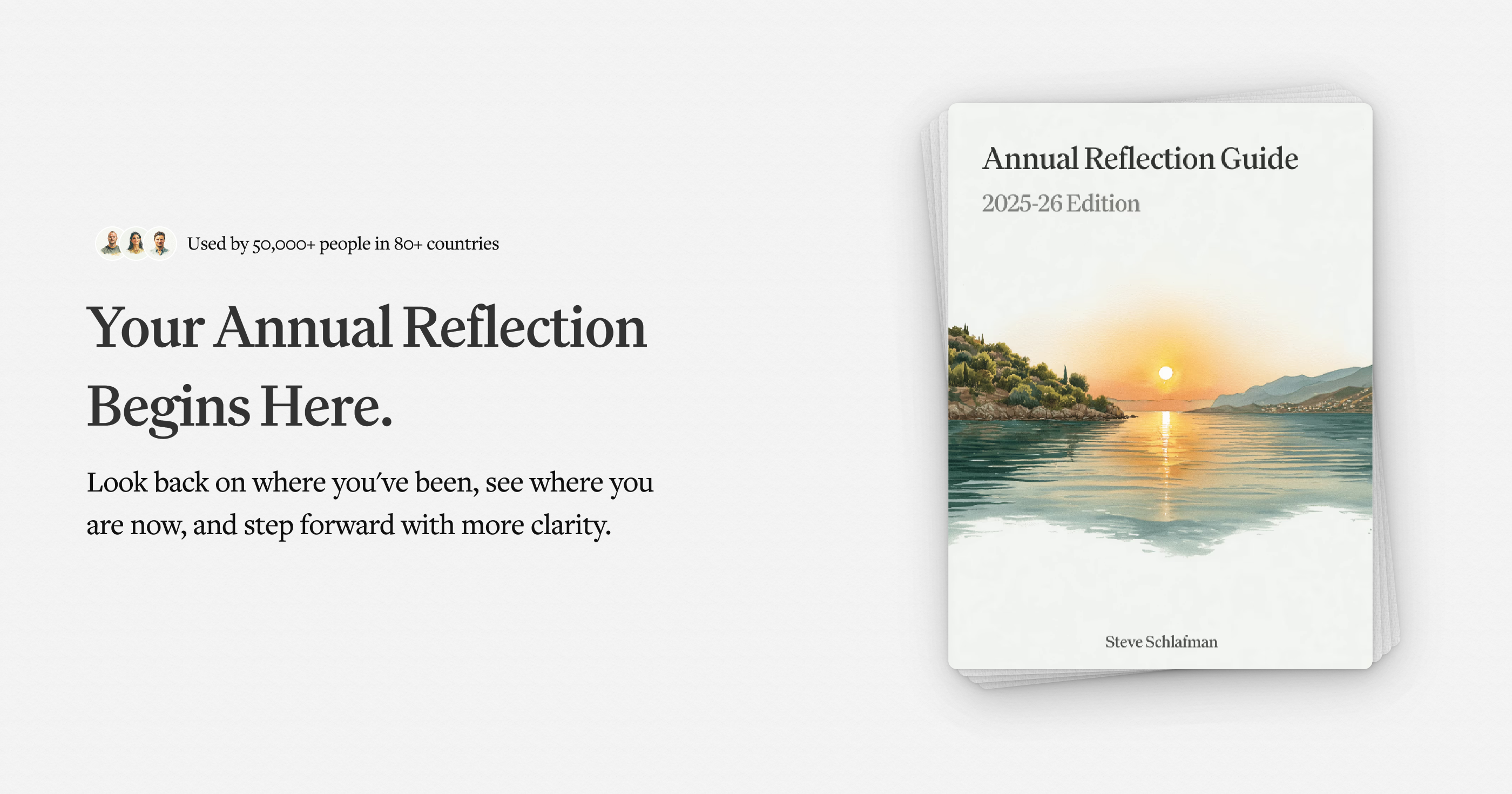 Annual Reflection Guide | Steve Schlafman