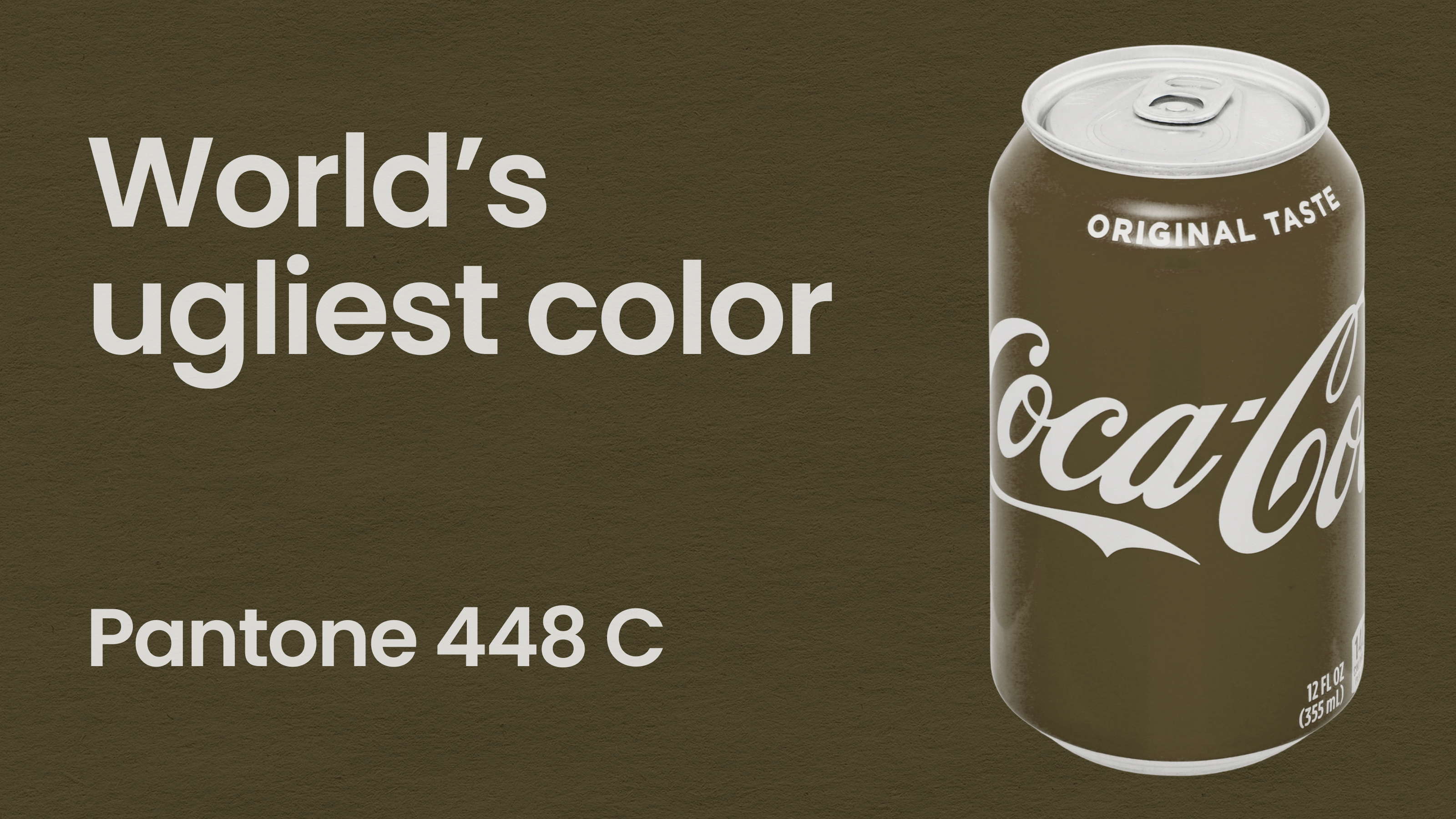 Iconic brands reimagined with the worlds ugliest color