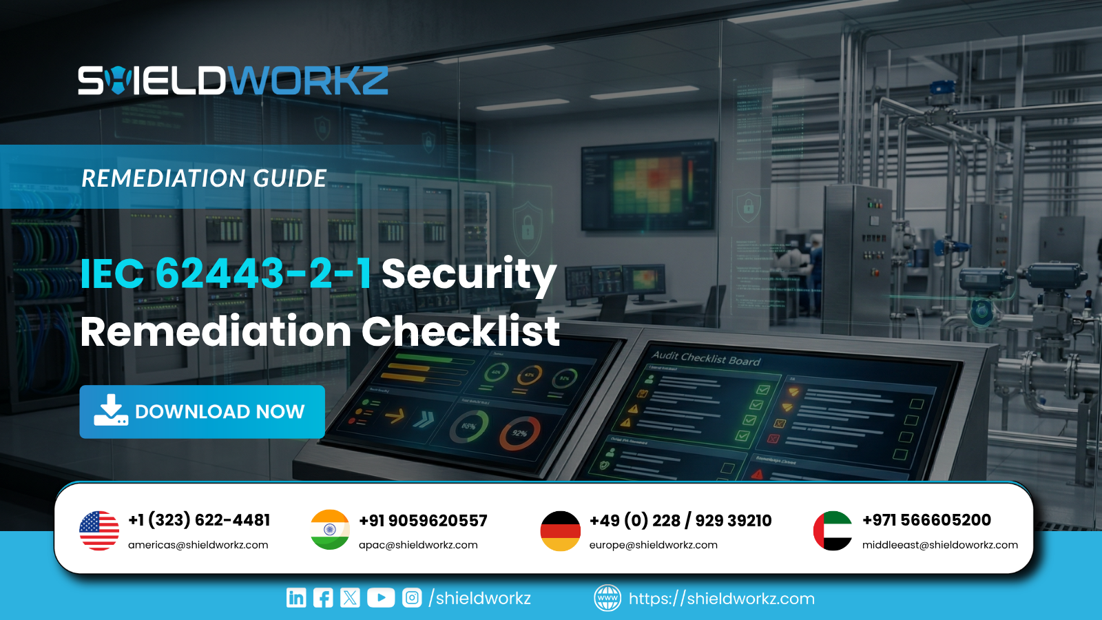 IEC 62443-2-1 Security Remediation Checklist | Shieldworkz