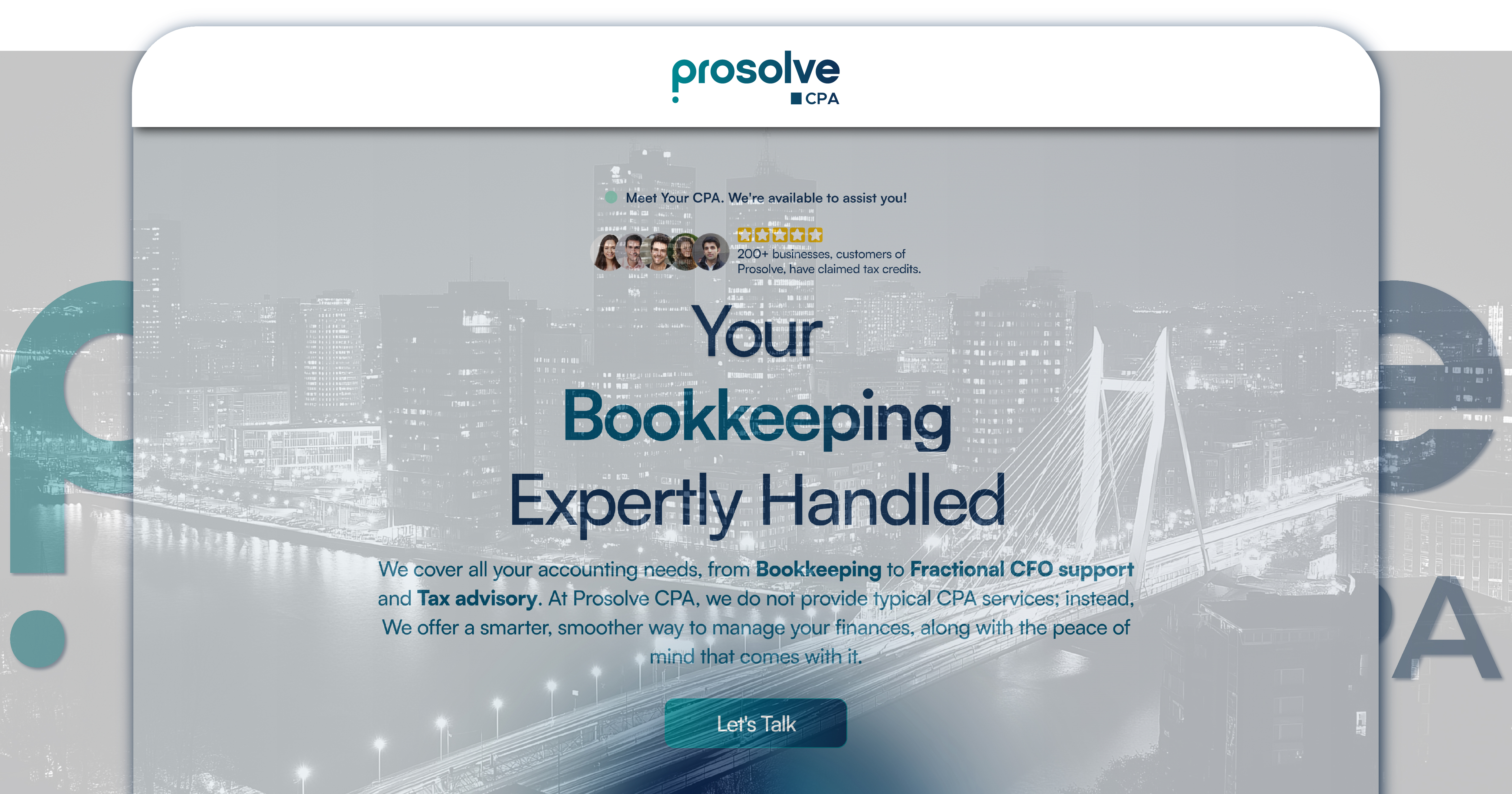 Prosolve CPA: Trusted U.S. Accounting, Tax, and M&A Services