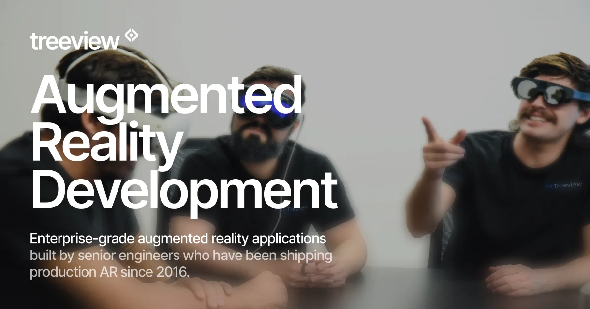 Augmented Reality (AR) Development Services | Treeview