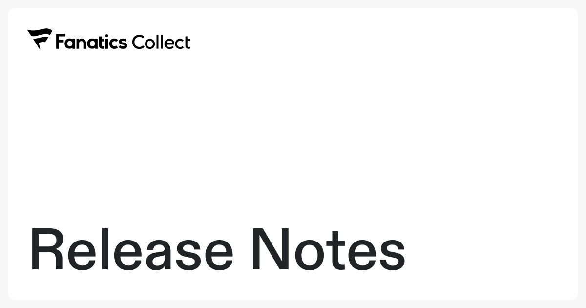 Release Notes