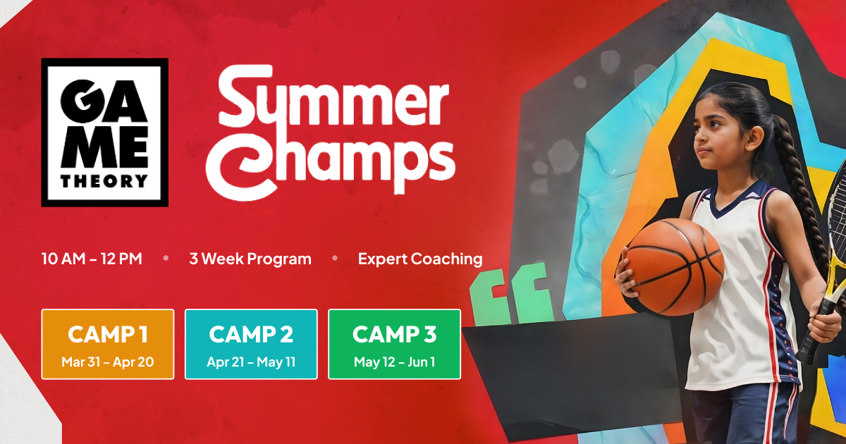 Sports Summer Camp 2026 Bangalore for Kids Ages 4–14 | Game Theory