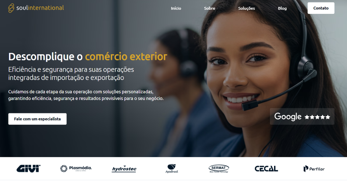 Soul International - Comercial Exportadora, Importadora, Logistica e Servicos Ltda