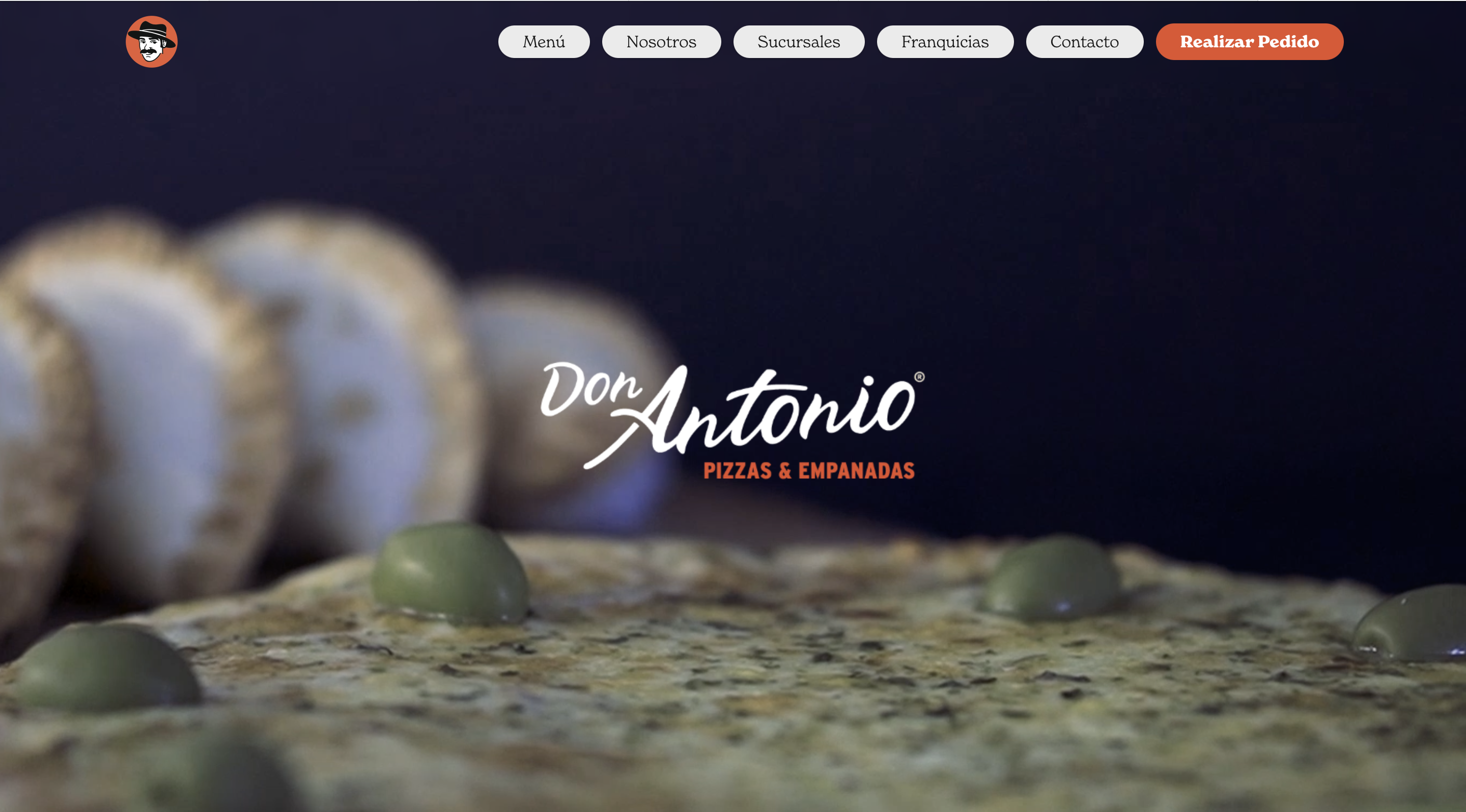 Don Antonio website homepage built with Framer