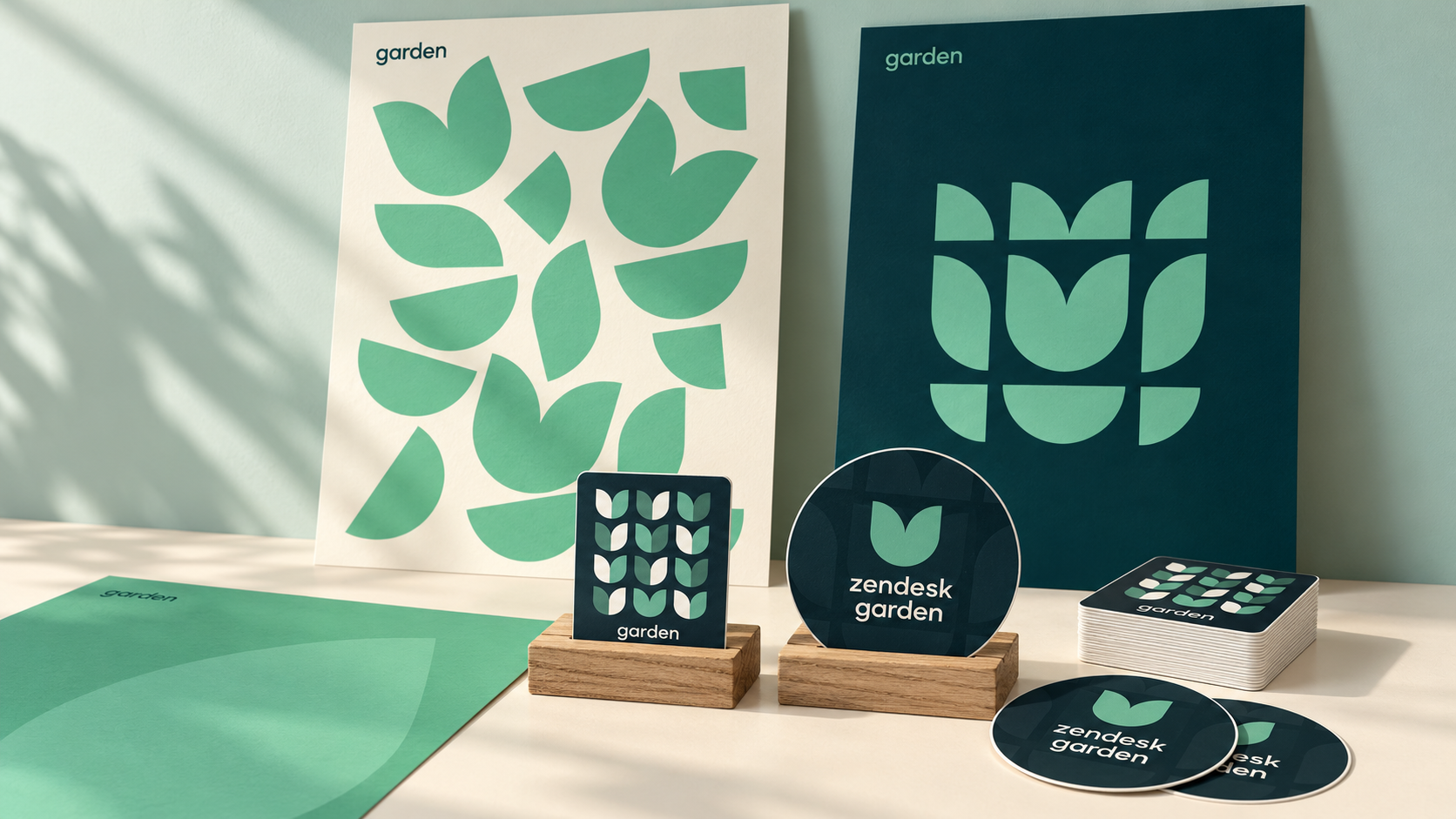 Garden stickers and posters