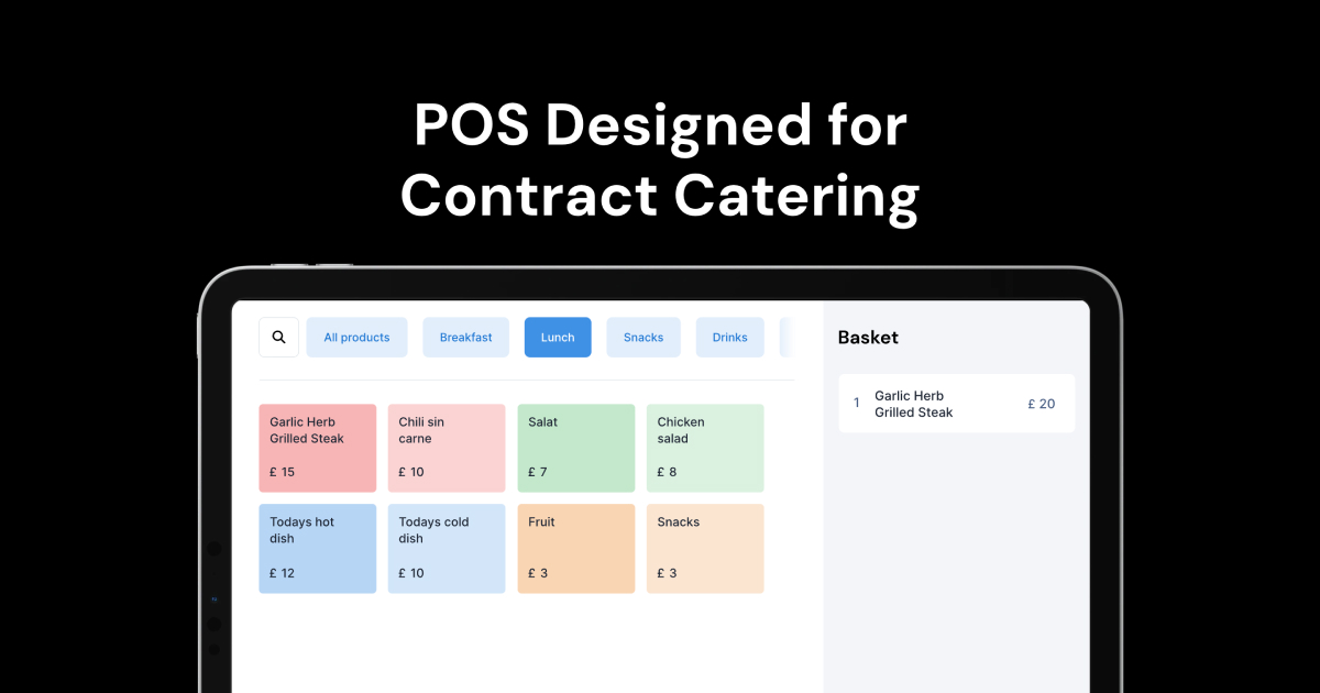 Modern POS System | Built for Contract Catering