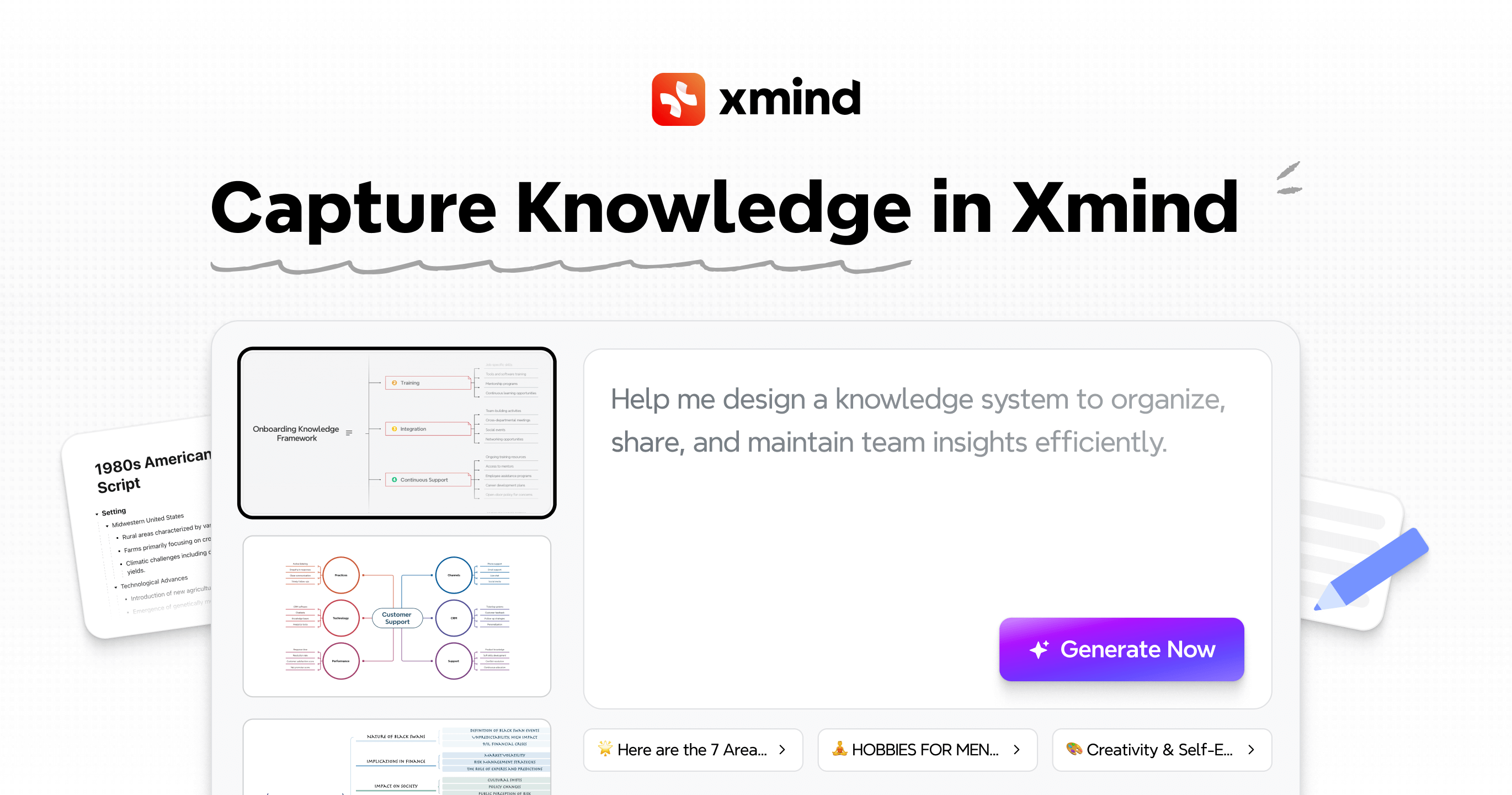 Knowlege Management Tools with AI | Xmind