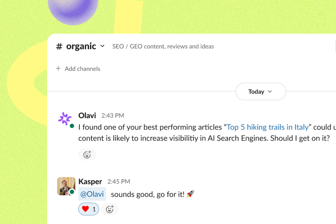 Olavi, Your AI Content Marketeer