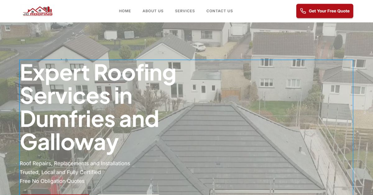 J.C Roofing Dumfries logo