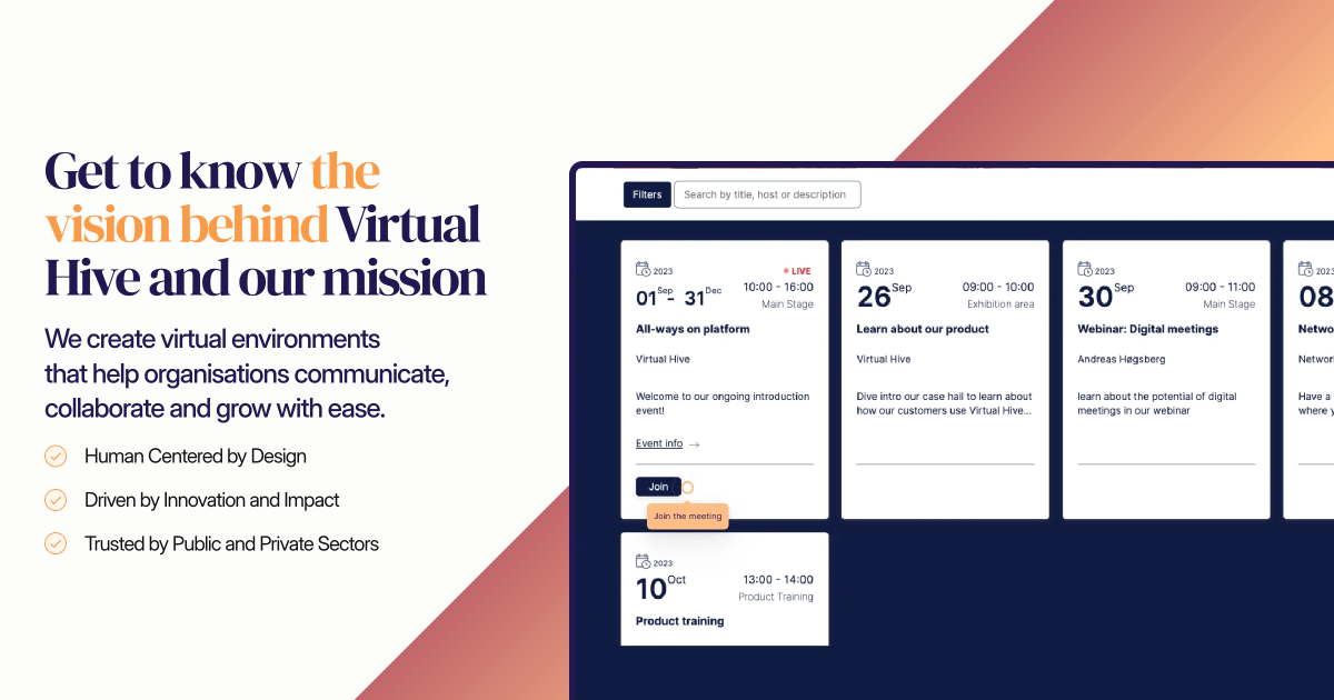 About Virtual Hive | Human-Centred Virtual Experiences with 20+ Years ...